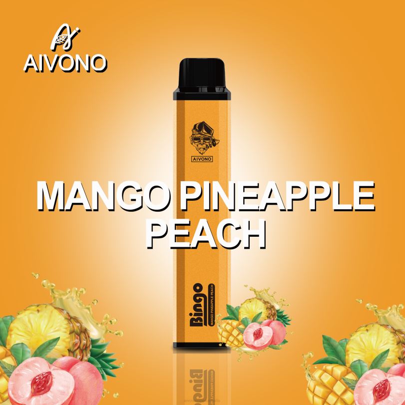 Aivono AIM BINGO 4000 Mango Pineapple Peach - T86D6136 Aivono Vape Australia