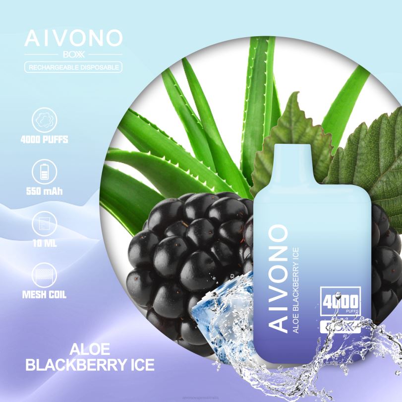 Aivono AIM BOXX 4000 Aloe Current Ice - T86D6228 Aivono Vape Australia