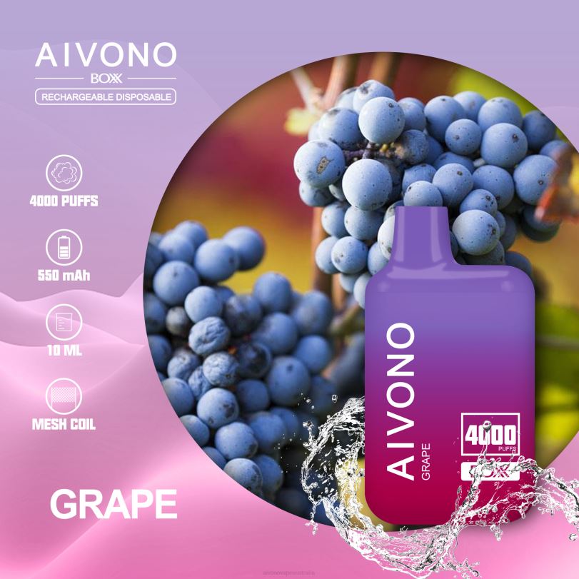 Aivono AIM BOXX 4000 Grape - T86D6213 Aivono Puffs