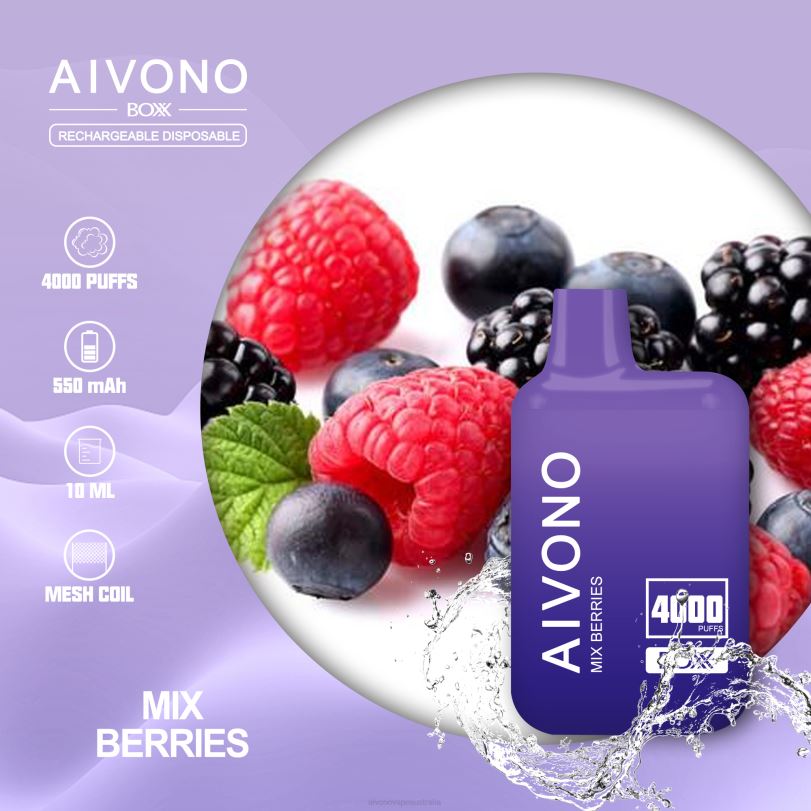 Aivono AIM BOXX 4000 Mix Berries - T86D6215 Aivono Vape Price