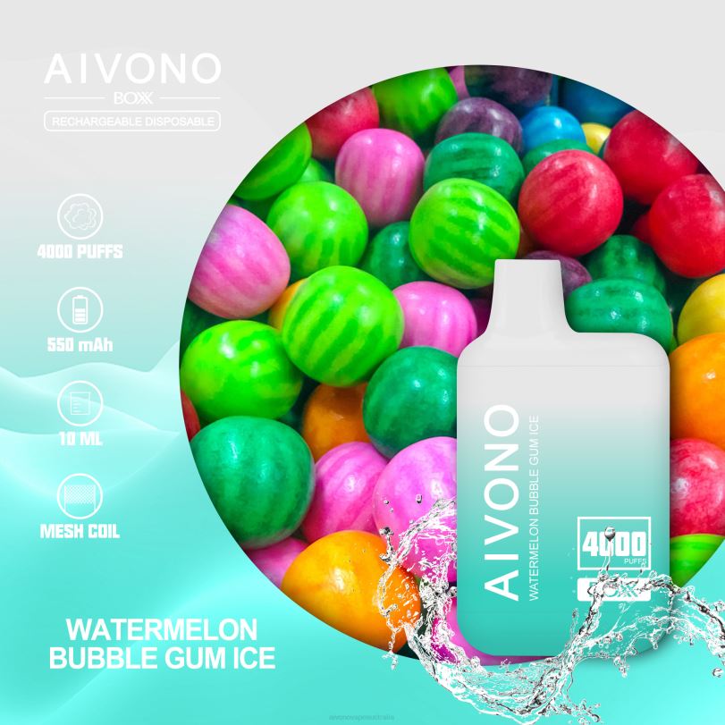 Aivono AIM BOXX 4000 Watermelon Bubble Gum Ice - T86D6227 Aivono Vape Price