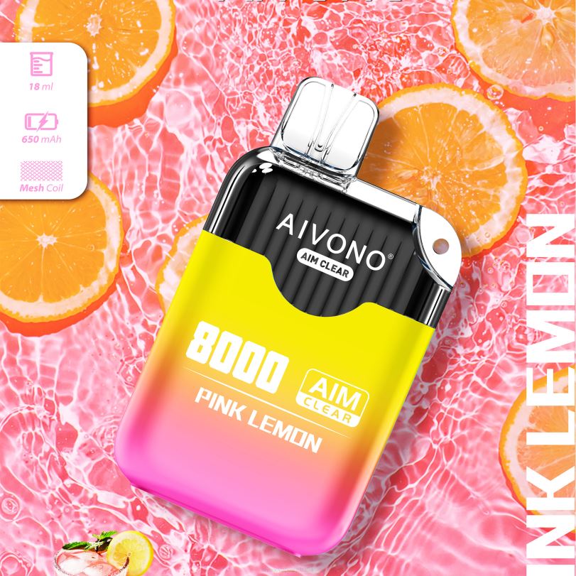 Aivono AIM CLEAR 8000 Pink Lemon - T86D6211 Aivono Vape Price