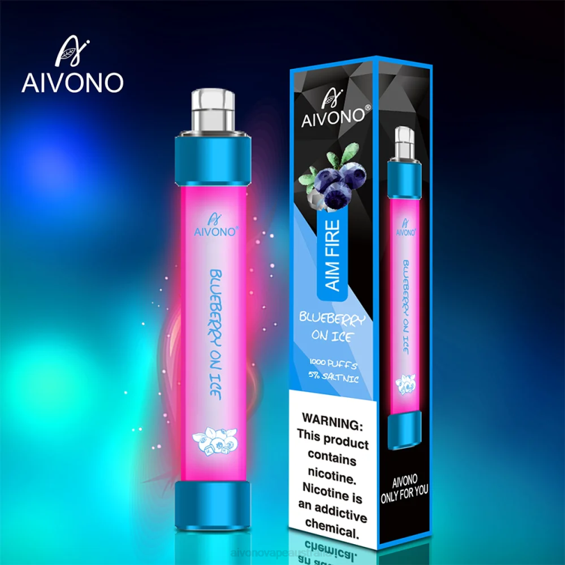 Aivono AIM FIRE 1000 Blueberry On Ice - T86D6326 Aivono Vape Review