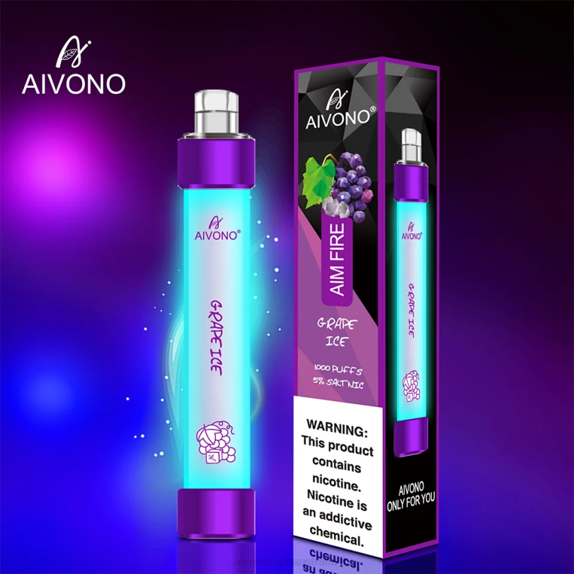 Aivono AIM FIRE 1000 Grape Ice - T86D6329 Aivono Puffs