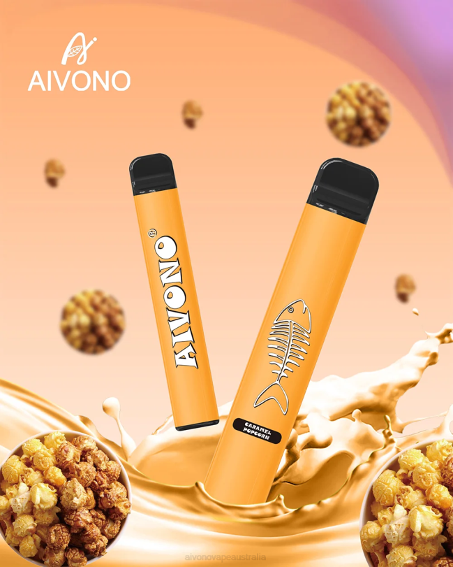 Aivono AIM FISHBONE 600 Caramel Popcorn - T86D6286 Aivono Vape Review