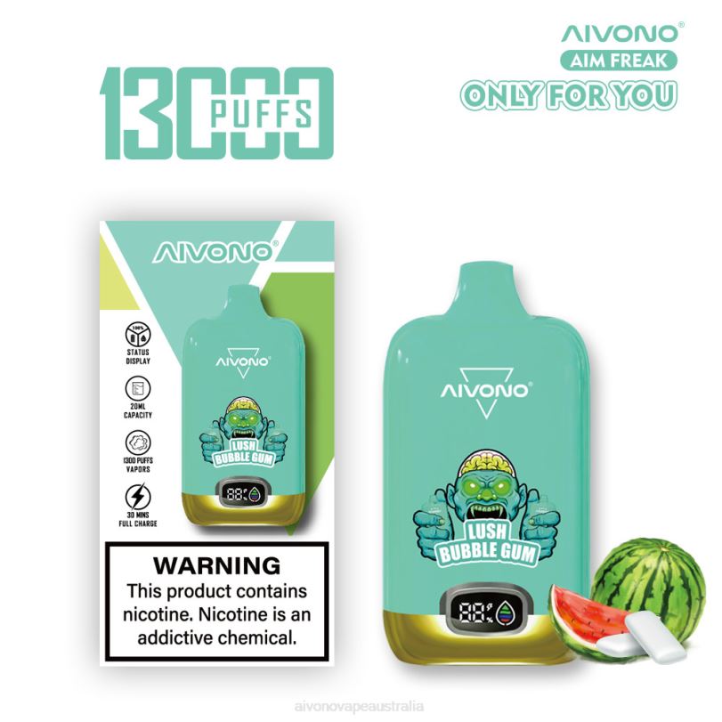 Aivono AIM FREAK 13000 Lush Bubble Gum - T86D6247 Aivono Vape Price
