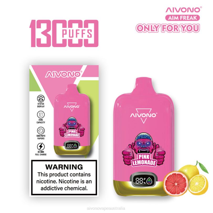 Aivono AIM FREAK 13000 Pink Lemonade - T86D6249 Aivono Puffs