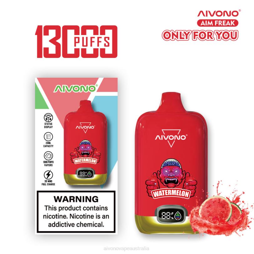 Aivono AIM FREAK 13000 Watermelon - T86D6244 Aivono Vape Australia