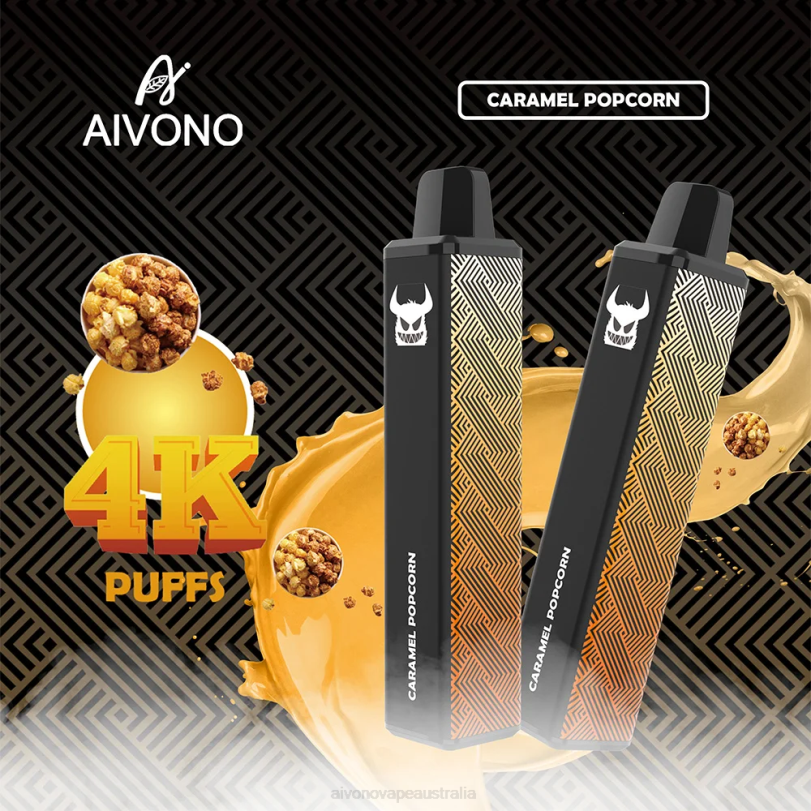 Aivono AIM FREAK 4000 Caramel Popcorn - T86D6261 Aivono Puffs
