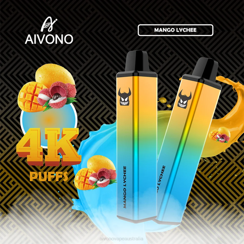 Aivono AIM FREAK 4000 Mango Lychee - T86D6262 Aivono Vape Review