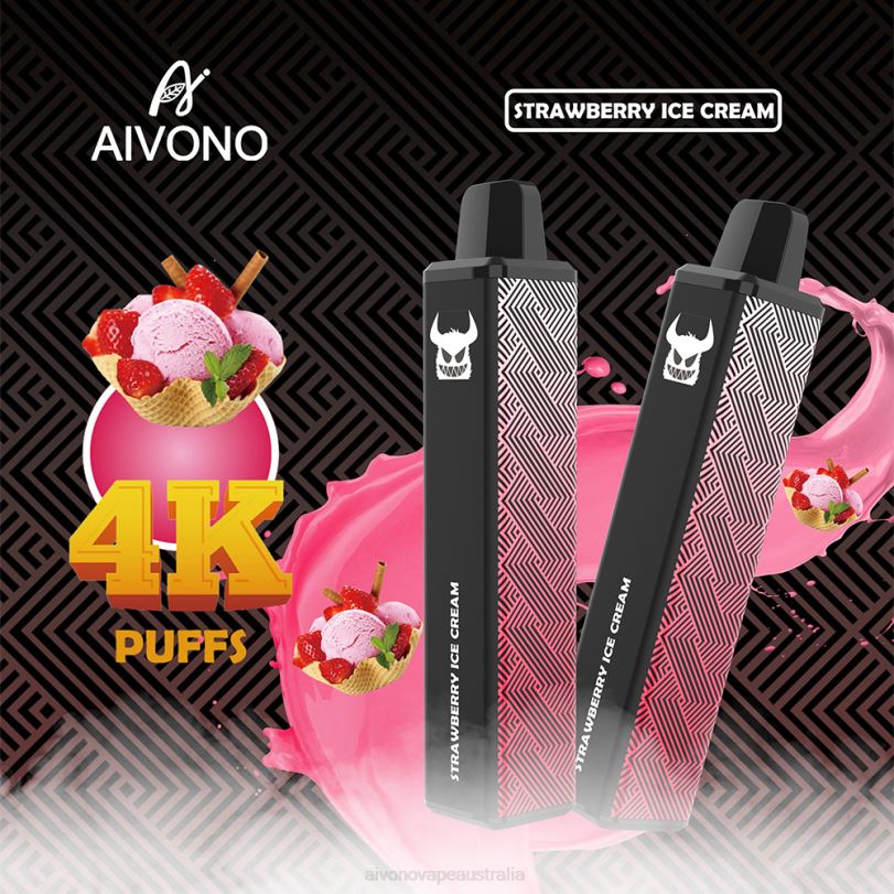 Aivono AIM FREAK 4000 Strawberry Ice Cream - T86D6263 Aivono Vape Price
