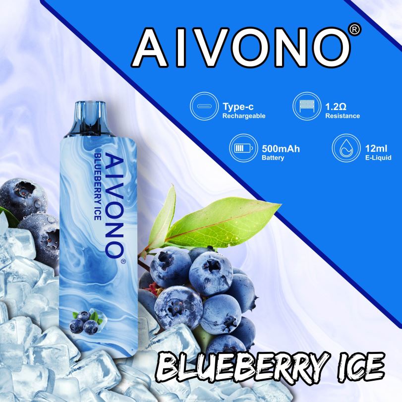 Aivono AIM GUN 7000 Blueberry Ice - T86D6104 Aivono Vape Australia