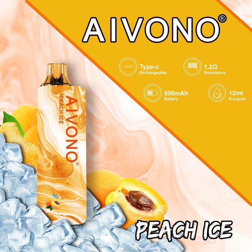 Aivono AIM GUN 7000 Peach Ice - T86D6103 Aivono Vape Price