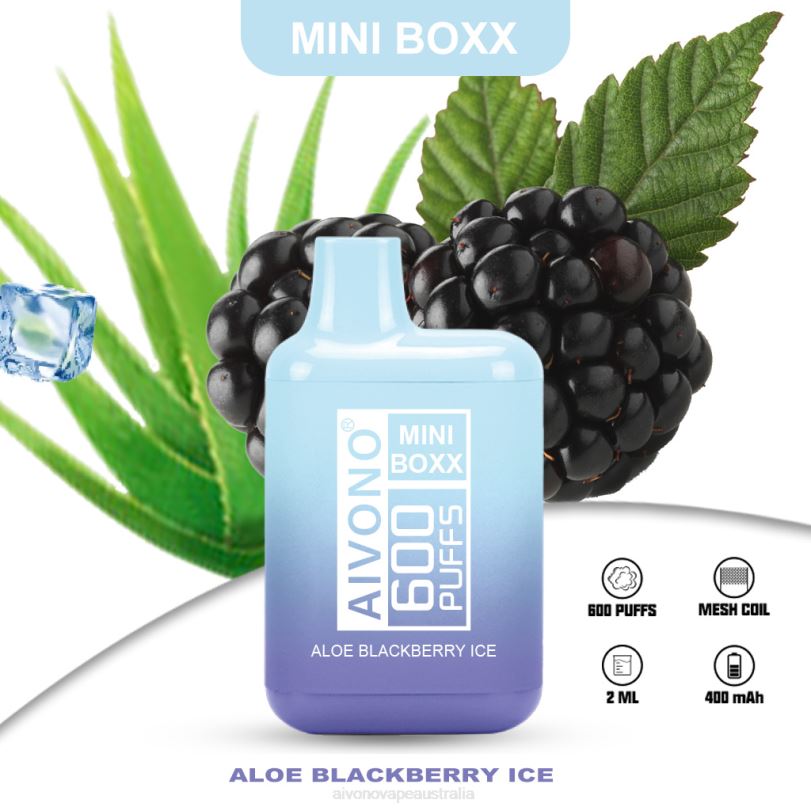 Aivono AIM MINI BOXX 600 Aloe Current Ice - T86D6240 Aivono Vape Australia