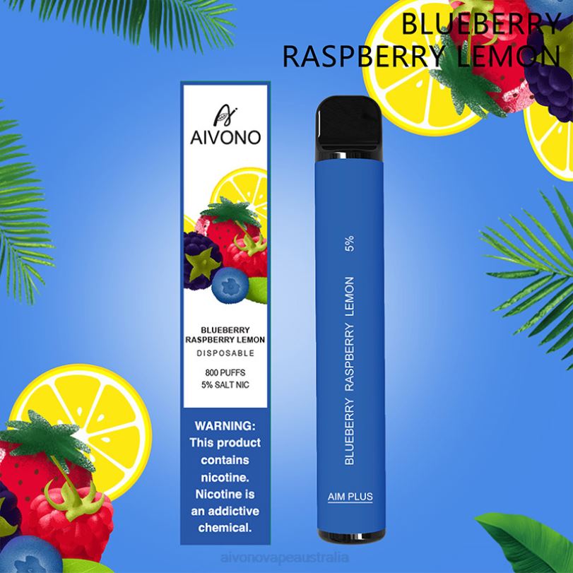 Aivono AIM PLUS 800 Bluberry Raspberry Lemon - T86D6173 Aivono Puffs