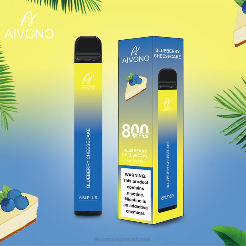 Aivono AIM PLUS 800 Blueberry Cheesecake - T86D6174 Aivono Vape Review