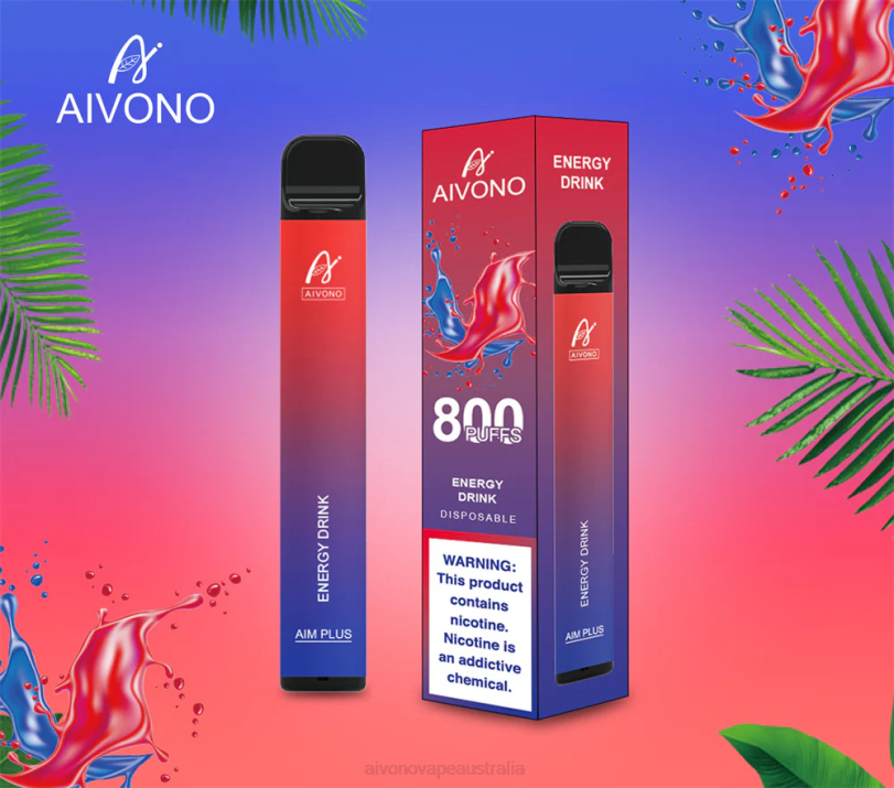 Aivono AIM PLUS 800 Energy Drink - T86D6201 Aivono Puffs