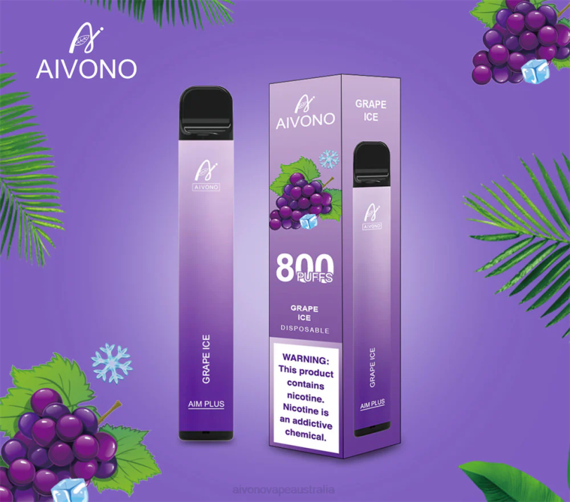 Aivono AIM PLUS 800 Grape Ice - T86D6179 Aivono Vape Price