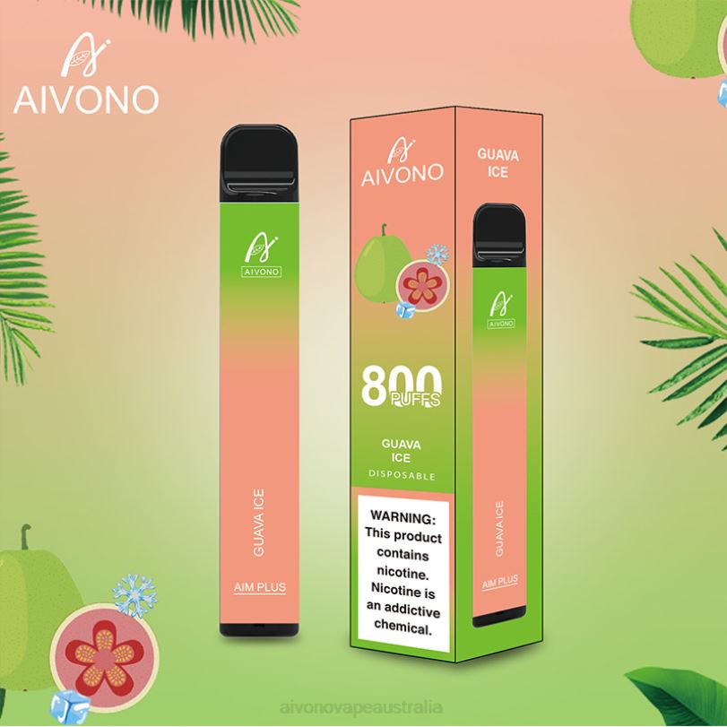 Aivono AIM PLUS 800 Guava Ice - T86D6180 Aivono Vape Australia
