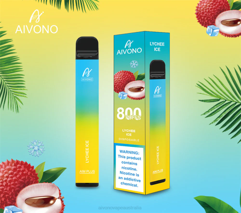 Aivono AIM PLUS 800 Lychee Ice - T86D6182 Aivono Vape Review