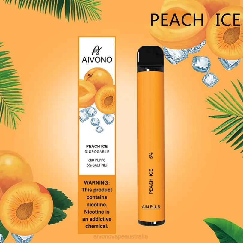 Aivono AIM PLUS 800 Peach Ice - T86D6190 Aivono Vape Review