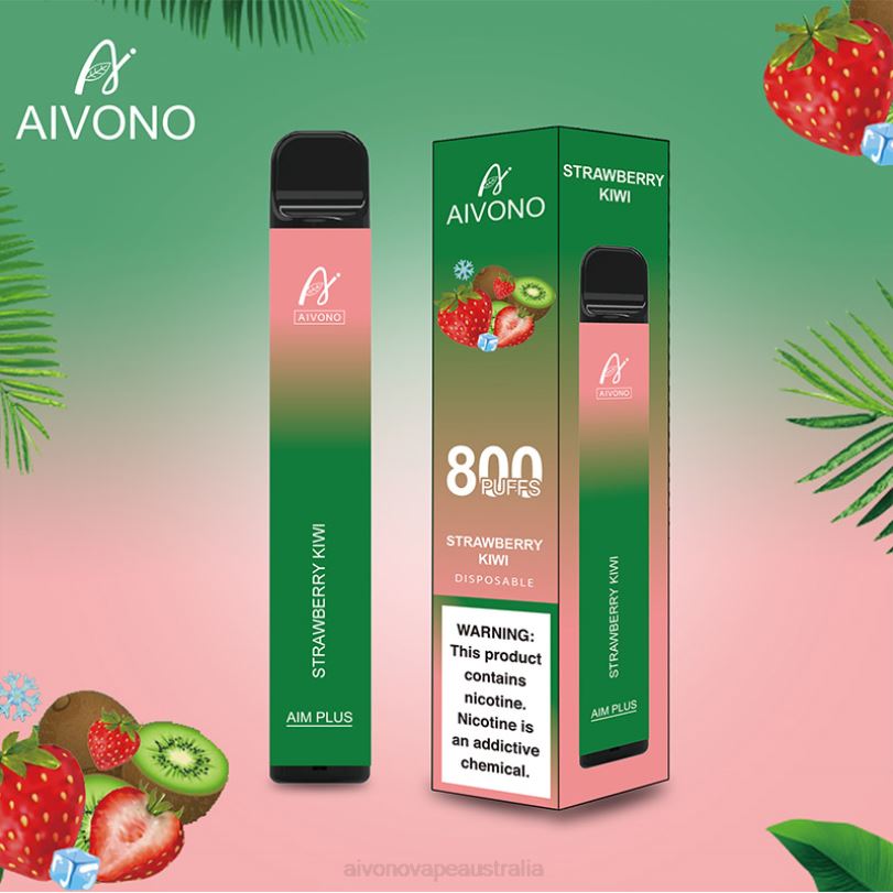 Aivono AIM PLUS 800 Strawberry Kiwi - T86D6194 Aivono Vape Review