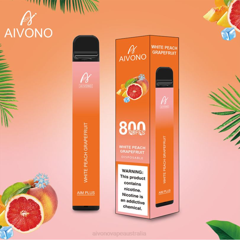 Aivono AIM PLUS 800 White Peach Grapefruit - T86D6199 Aivono Vape Price