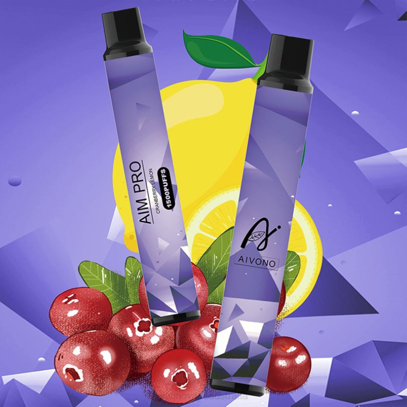Aivono AIM PRO 1500 Cranberry Lemon - T86D6168 Aivono Vape Australia