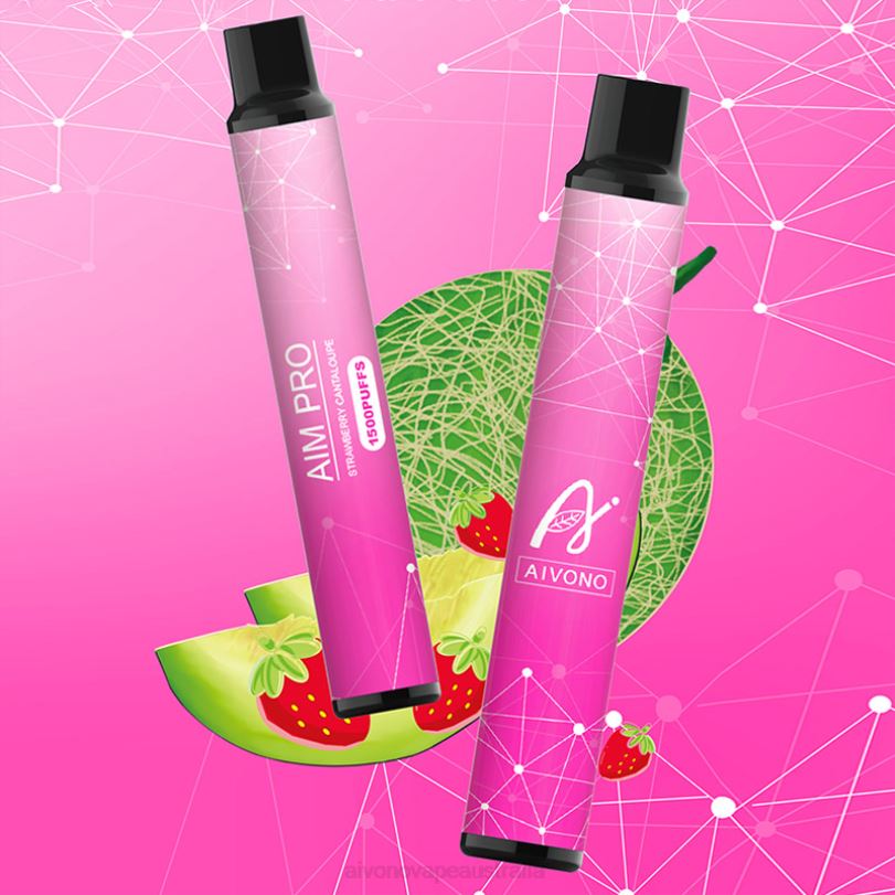 Aivono AIM PRO 1500 Strawberry Cantaloupe - T86D6161 Aivono Puffs
