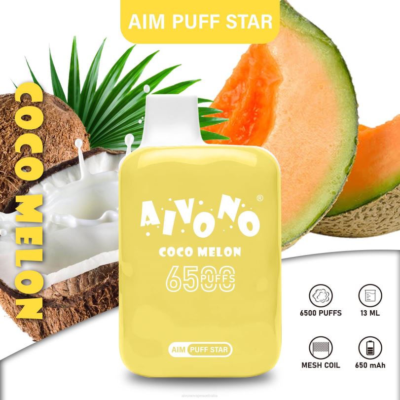 Aivono AIM PUFF STAR 6500 Coco Melon - T86D6297 Aivono Puffs