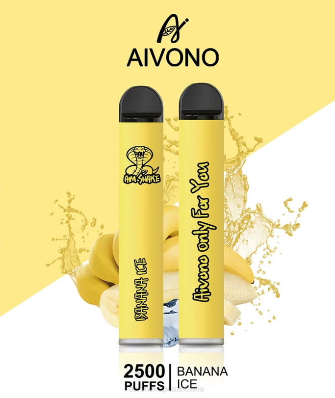 Aivono AIM SNAKE 2500 Banana Ice - T86D6298 Aivono Vape Review