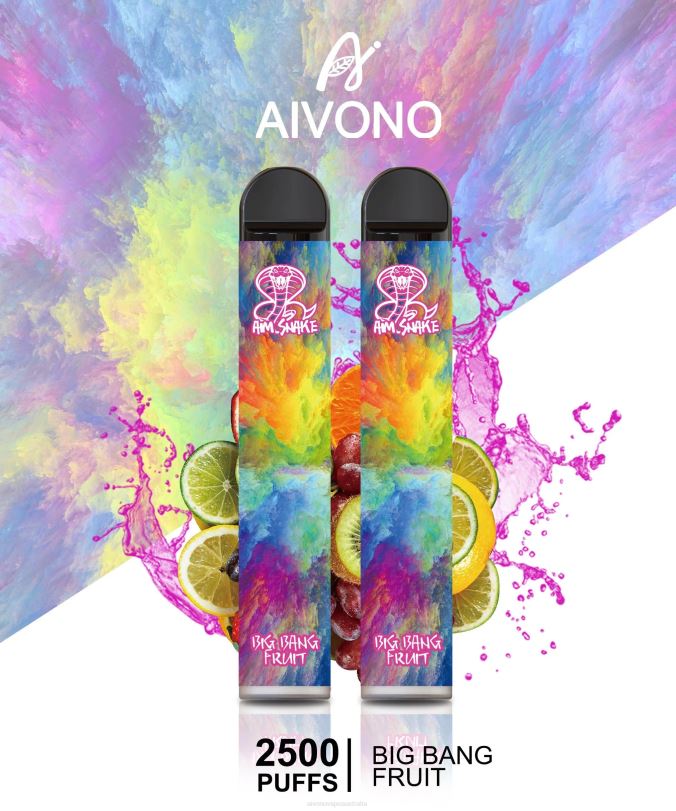 Aivono AIM SNAKE 2500 Big Bang Fruit - T86D6322 Aivono Vape Review