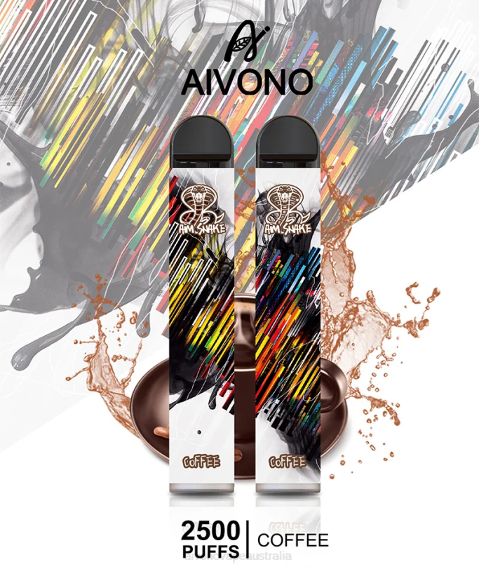 Aivono AIM SNAKE 2500 Coffee - T86D6300 Aivono Vape Australia
