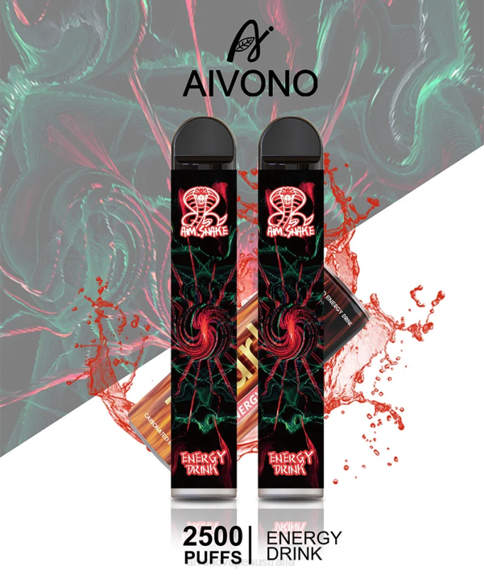 Aivono AIM SNAKE 2500 Energy Drink - T86D6305 Aivono Puffs