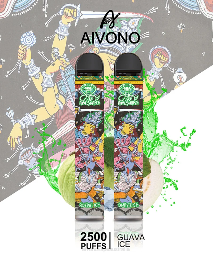 Aivono AIM SNAKE 2500 Guava Ice - T86D6307 Aivono Vape Price