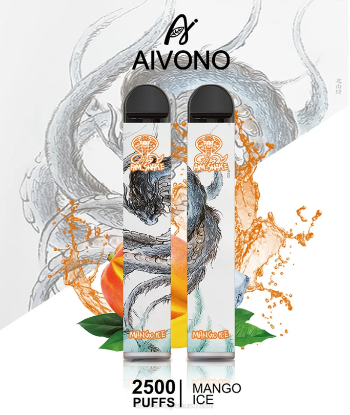Aivono AIM SNAKE 2500 Mango Ice - T86D6313 Aivono Puffs