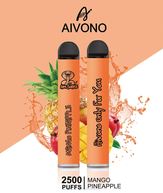Aivono AIM SNAKE 2500 Mango Pineapple - T86D6310 Aivono Vape Review