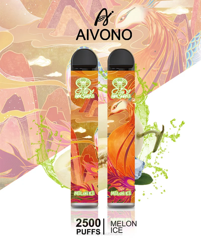 Aivono AIM SNAKE 2500 Melon Ice - T86D6311 Aivono Vape Price