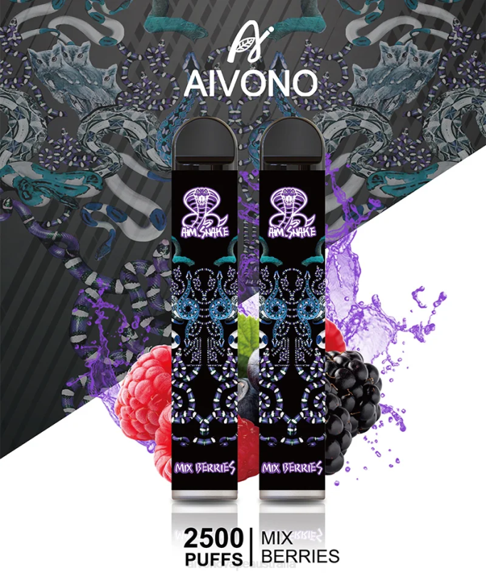Aivono AIM SNAKE 2500 Mix Berries - T86D6312 Aivono Vape Australia