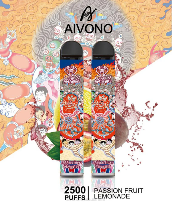 Aivono AIM SNAKE 2500 Passion Fruit Lemonade - T86D6315 Aivono Vape Price