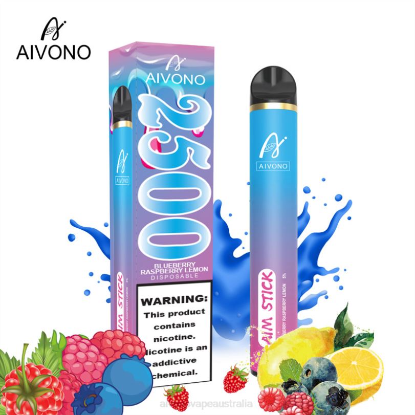 Aivono AIM STICK 2500 Blueberry Raspberry Lemon - T86D6154 Aivono Vape Review