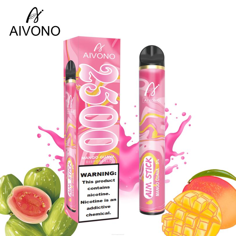 Aivono AIM STICK 2500 Mango Guava - T86D6146 Aivono Vape Review