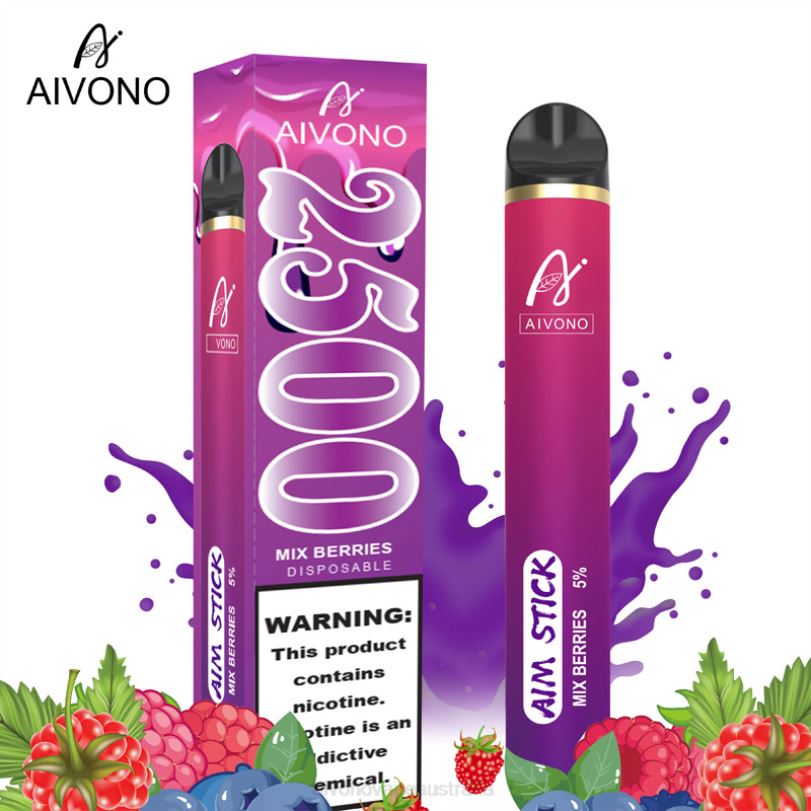 Aivono AIM STICK 2500 Mix Berries - T86D6158 Aivono Vape Review