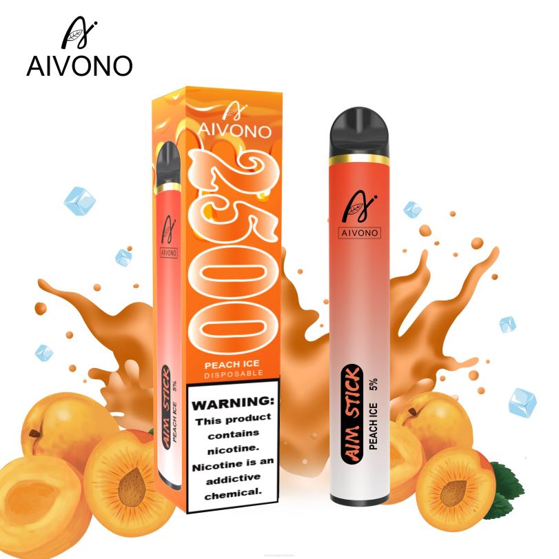 Aivono AIM STICK 2500 Peach Ice - T86D6144 Aivono Vape Australia