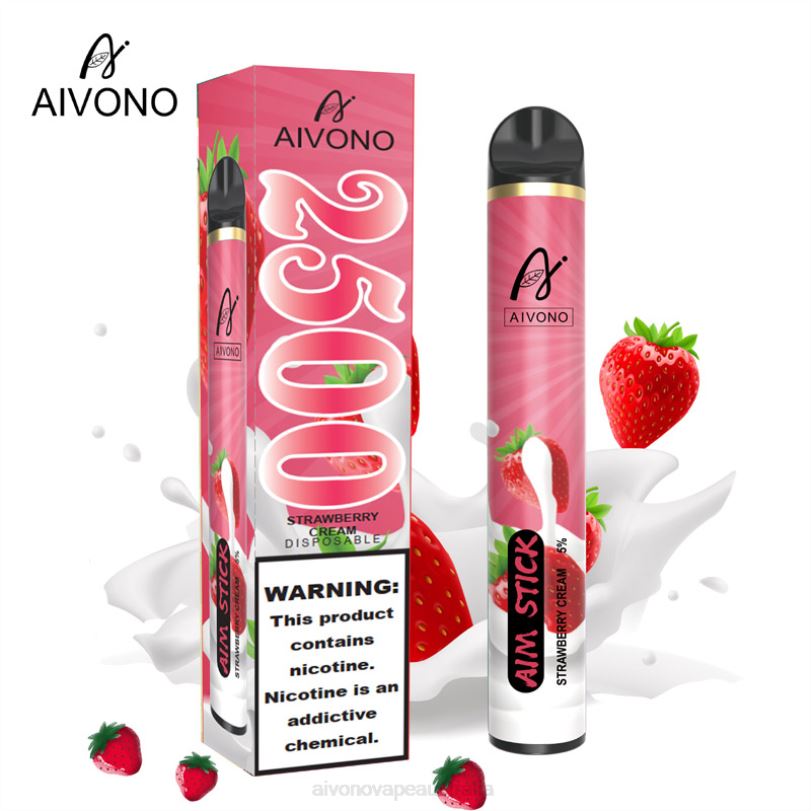 Aivono AIM STICK 2500 Strawberry Cream - T86D6155 Aivono Vape Price