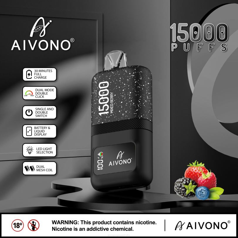 Aivono AIM magic 15000 Mixed Berry - T86D667 Aivono Vape Price