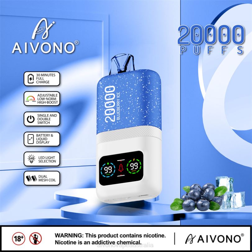 Aivono AIM magic 20000 Blueberry Ice - T86D673 Aivono Puffs
