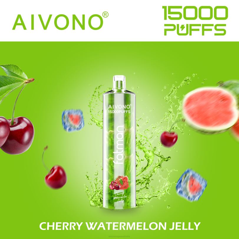 Aivono FATMAN 15000 Cheery Watermelon Jelly - T86D620 Aivono Vape Australia