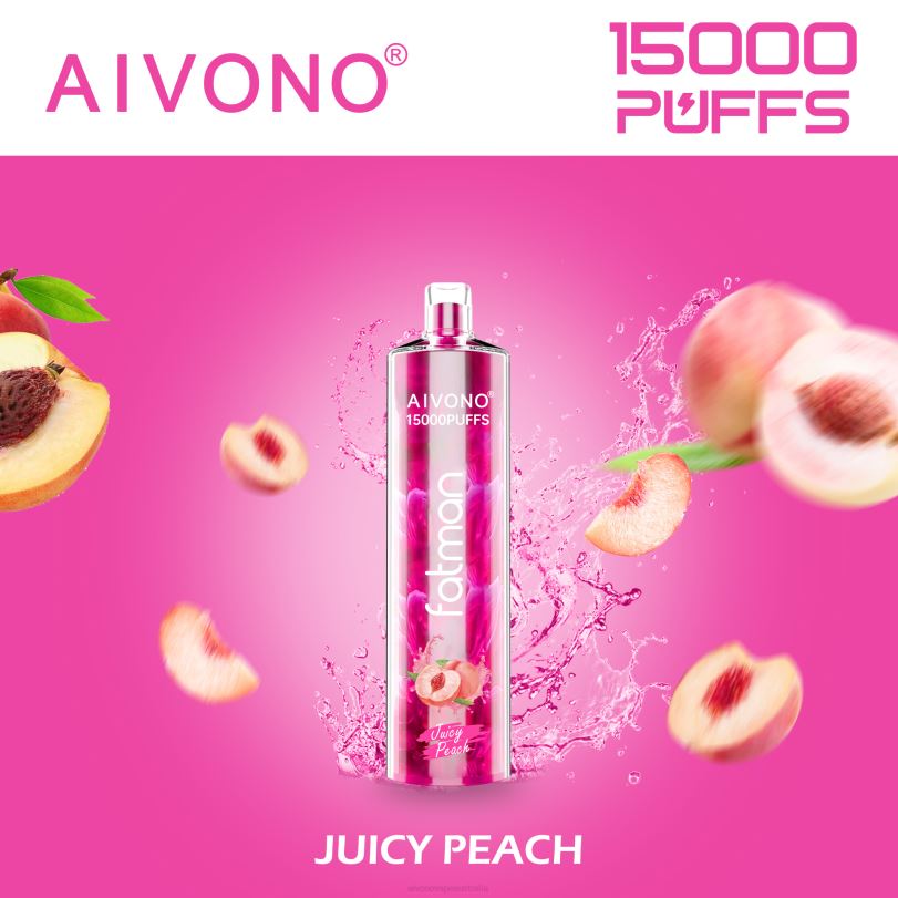 Aivono FATMAN 15000 Juicy Peach - T86D617 Aivono Puffs