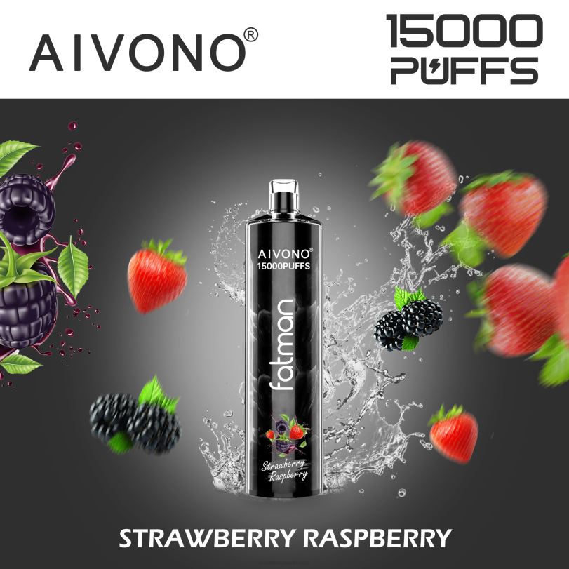 Aivono FATMAN 15000 Strawberry Raspberry - T86D615 Aivono Vape Price